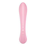 Buy Satisfyer Triple Oh - Pink USB Rechargeable Rabbit Vibrator – Naughtyhut NZ sex toys online. Discreet delivery & top brands.