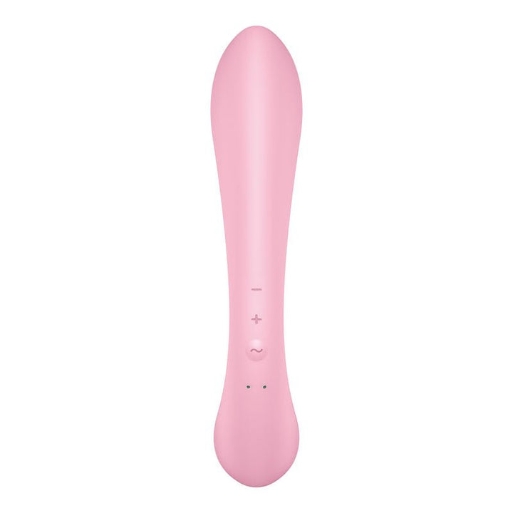 Satisfyer Triple Oh - Pink USB Rechargeable Rabbit Vibrator – Sex toys NZ by Naughtyhut. Discreet delivery nationwide.
