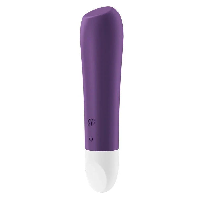Satisfyer Ultra Power Bullet 2 - Bullet in Purple, angled view
