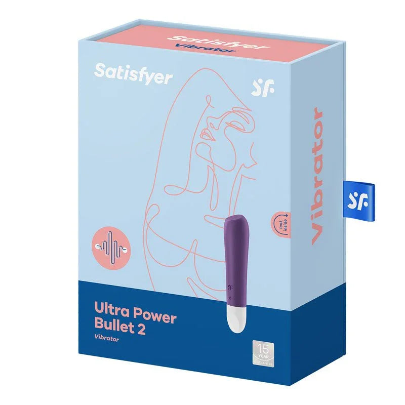 Satisfyer Ultra Power Bullet 2 - Bullet in Purple retail box