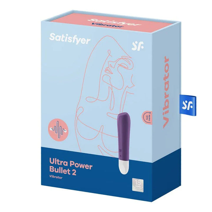 Satisfyer Ultra Power Bullet 2 - Bullet in Purple retail box