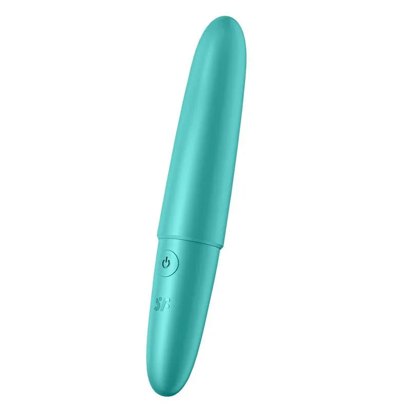 Satisfyer Ultra Power Bullet 6 - Bullet in Turquoise, front view