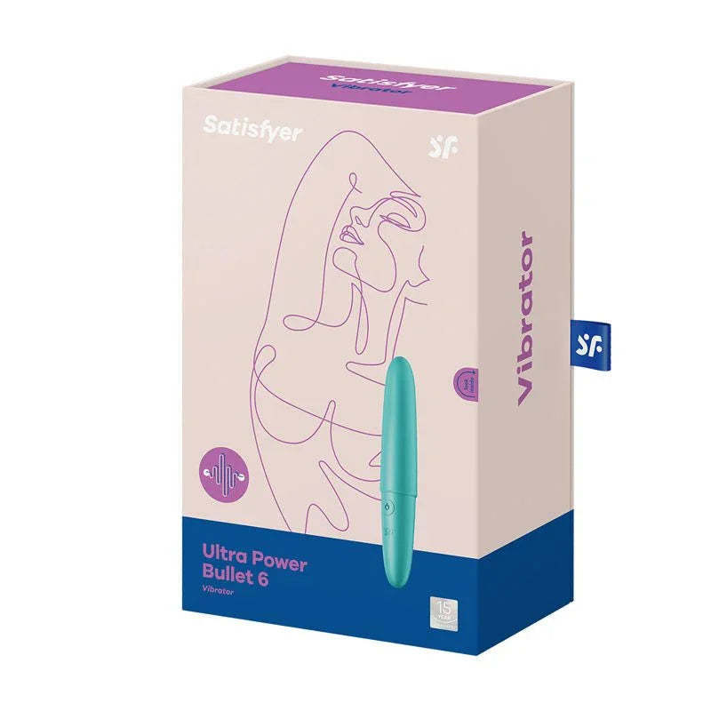 Satisfyer Ultra Power Bullet 6 - Bullet in Turquoise retail box
