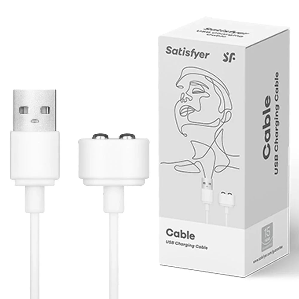 Satisfyer USB Charging Cable - Replacement USB Charging Cable for Satisfyer – Sex toys NZ by Naughtyhut. Discreet delivery nationwide.