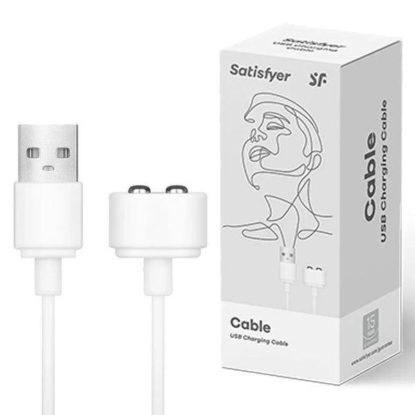 Satisfyer USB Charging Cable - Replacement USB Charging Cable for Satisfyer – Sex toys NZ by Naughtyhut. Discreet delivery nationwide.