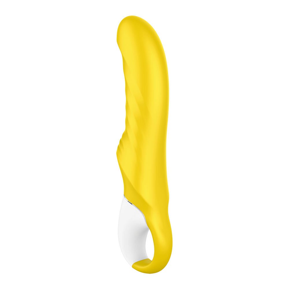 Buy Satisfyer Vibes - Yummy Sunshine - Yellow USB Rechargeable Vibrator – Naughtyhut NZ sex toys online. Discreet delivery & top brands.