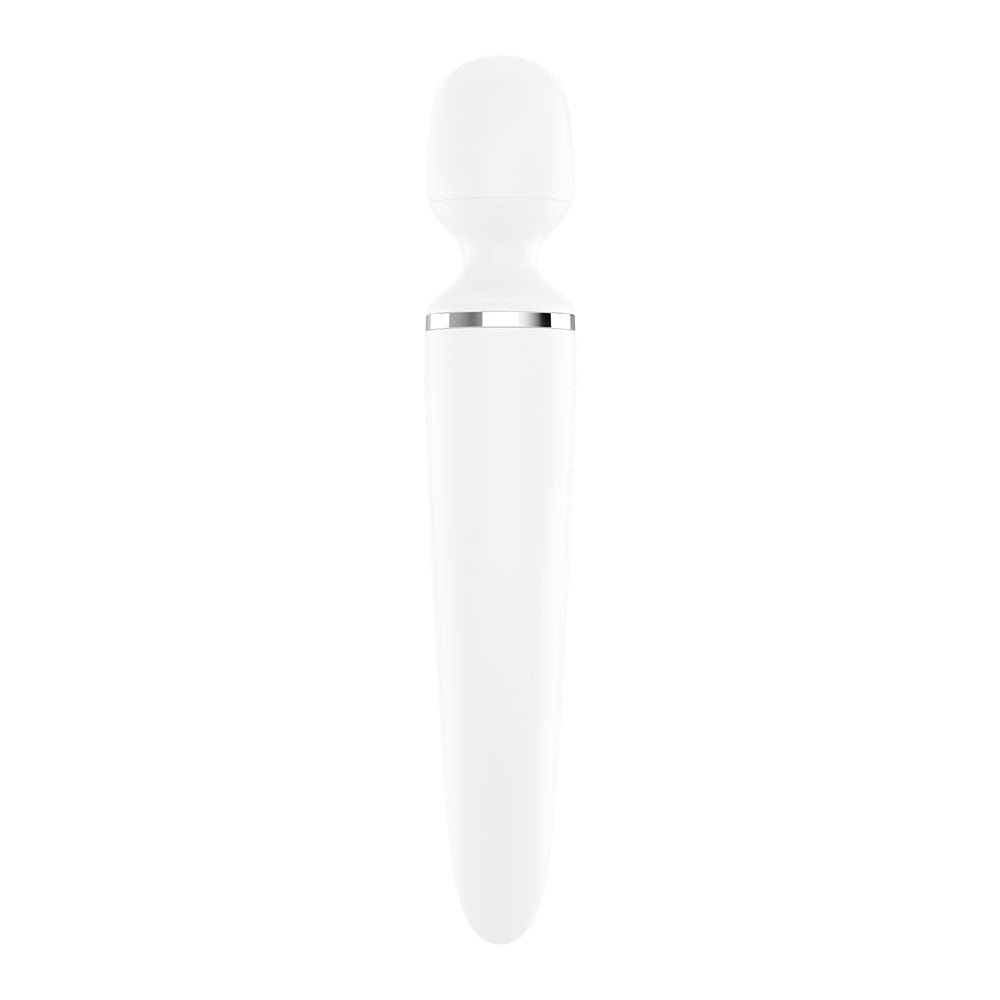 Buy Satisfyer Wand - er Woman - White USB Rechargeable Massager Wand – Naughtyhut NZ sex toys online. Discreet delivery & top brands.