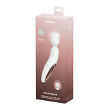 Buy Satisfyer Wand - erland - White - White/Rose Gold USB Rechargeable Massage Wand – Naughtyhut NZ sex toys online. Discreet delivery & top brands.