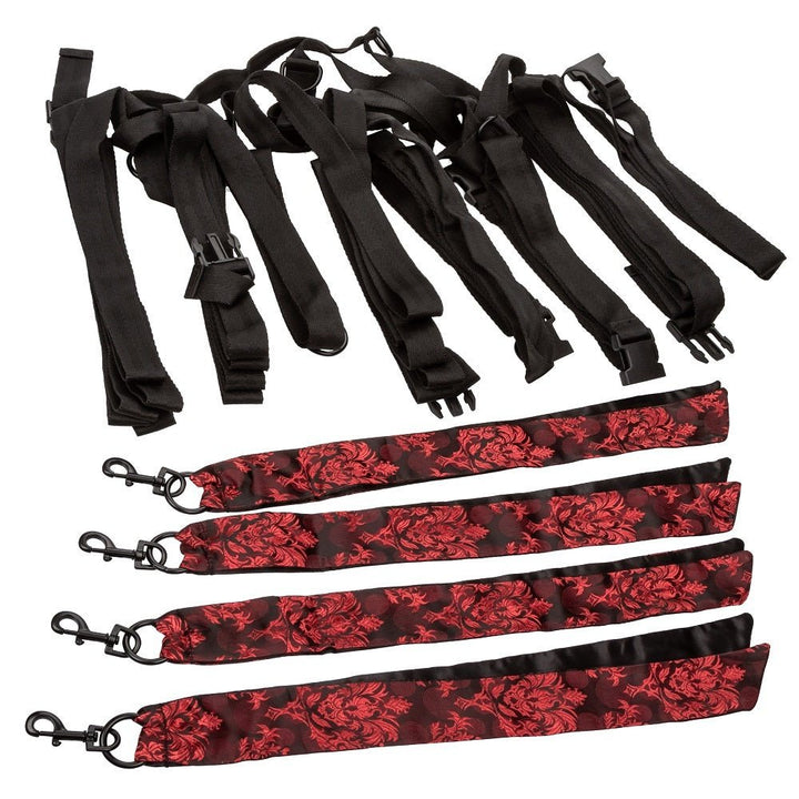 Scandal 8 Points of Love Bed Restraint – Sex toys NZ by Naughtyhut. Discreet delivery nationwide.