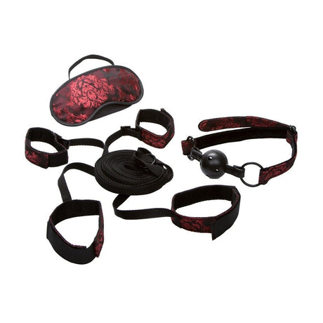 Buy Scandal Bed Restraint Kit Red – Naughtyhut NZ sex toys online. Discreet delivery & top brands.