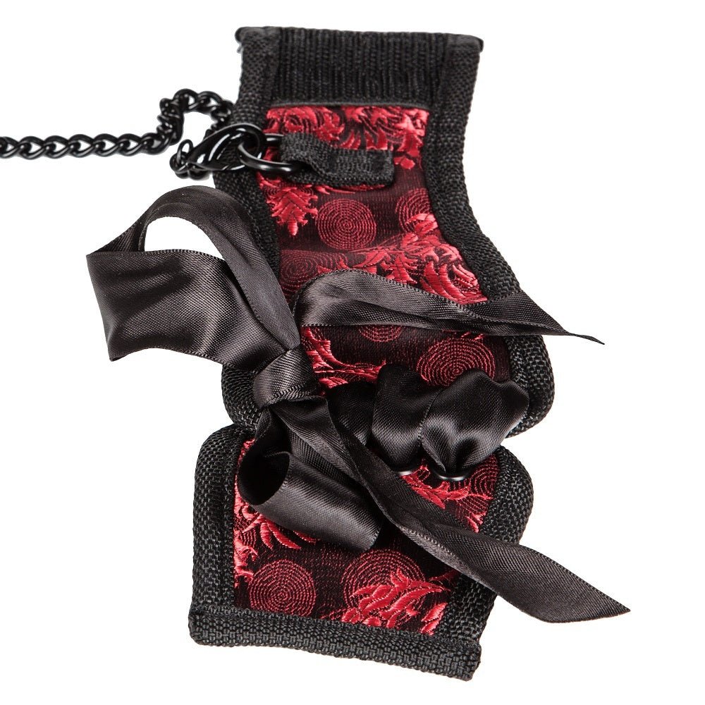 Scandal Corset Cuffs Red – Sex toys NZ by Naughtyhut. Discreet delivery nationwide.
