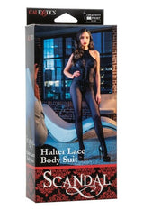 Buy Scandal Halter Lace Body Suit – Naughtyhut NZ sex toys online. Discreet delivery & top brands.
