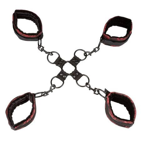 Buy Scandal Hog Tie Red – Naughtyhut NZ sex toys online. Discreet delivery & top brands.
