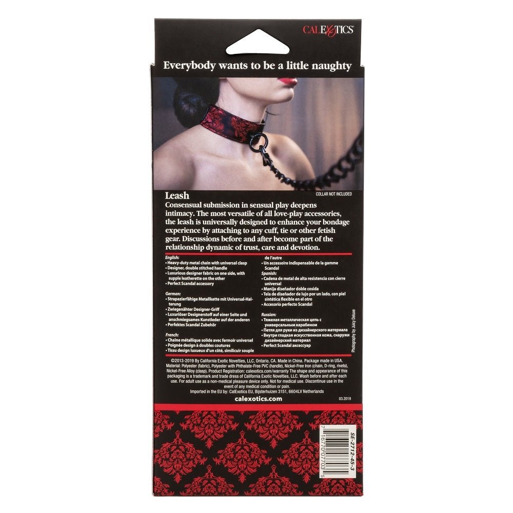 Buy Scandal Leash Black – Naughtyhut NZ sex toys online. Discreet delivery & top brands.