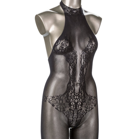 Buy Scandal Plus Size Halter Lace Body Suit – Naughtyhut NZ sex toys online. Discreet delivery & top brands.