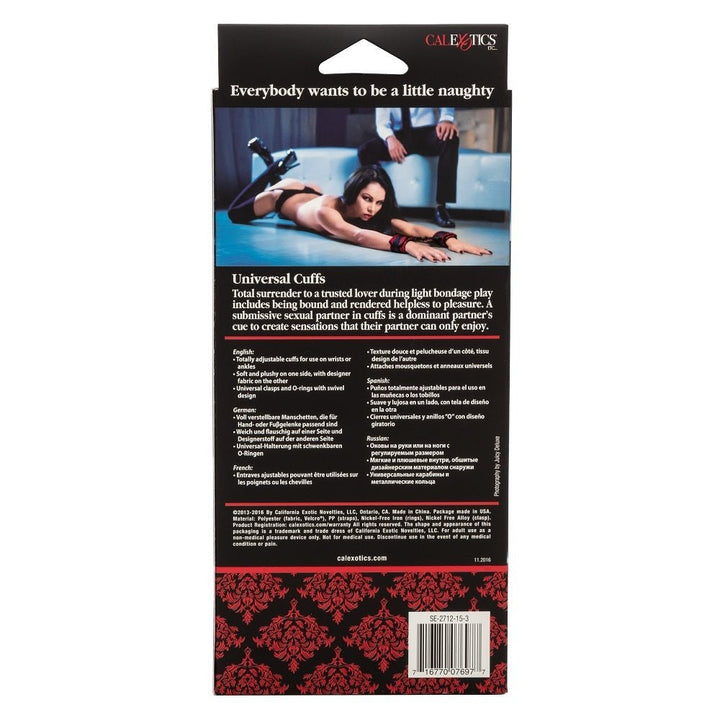 Scandal Universal Cuffs Red – Sex toys NZ by Naughtyhut. Discreet delivery nationwide.