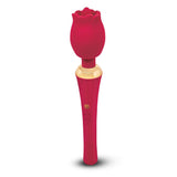 Buy Secret Kisses Rosegasm Rose Wand - Rose Red 30.5 cm USB Rechargeable Massager Wand – Naughtyhut NZ sex toys online. Discreet delivery & top brands.