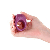 Buy Seduction - Levi - Metallic Burgundy - Metallic Burgundy USB Rechargeable Vibrating Cock Ring – Naughtyhut NZ sex toys online. Discreet delivery & top brands.