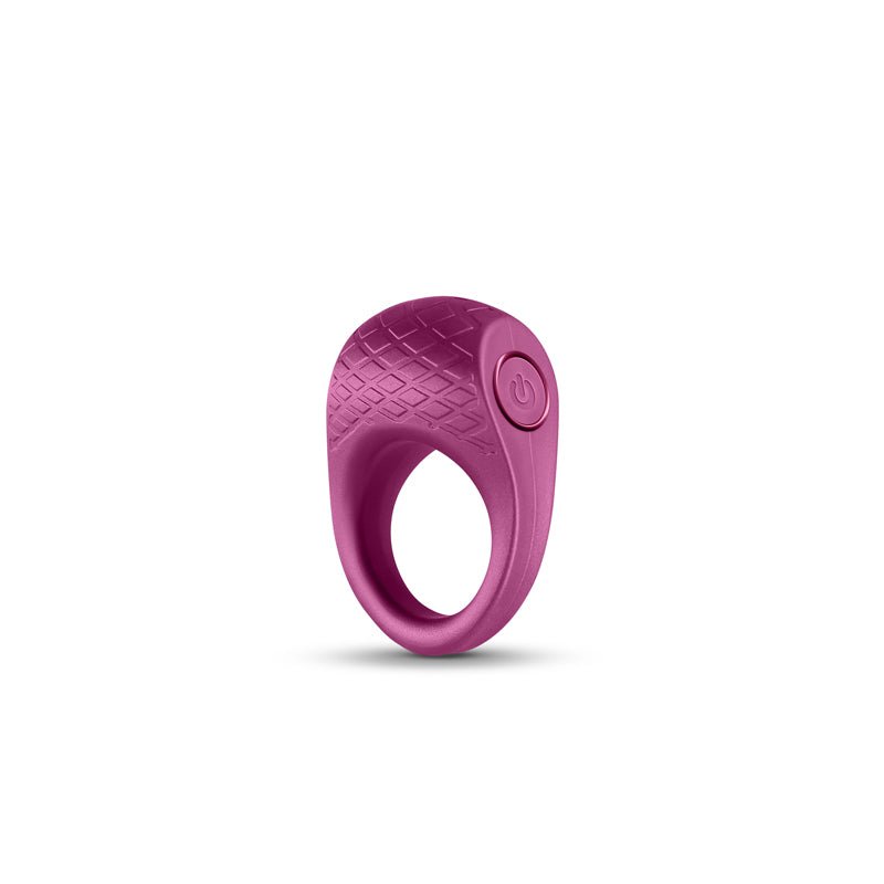 Buy Seduction - Levi - Metallic Burgundy - Metallic Burgundy USB Rechargeable Vibrating Cock Ring – Naughtyhut NZ sex toys online. Discreet delivery & top brands.