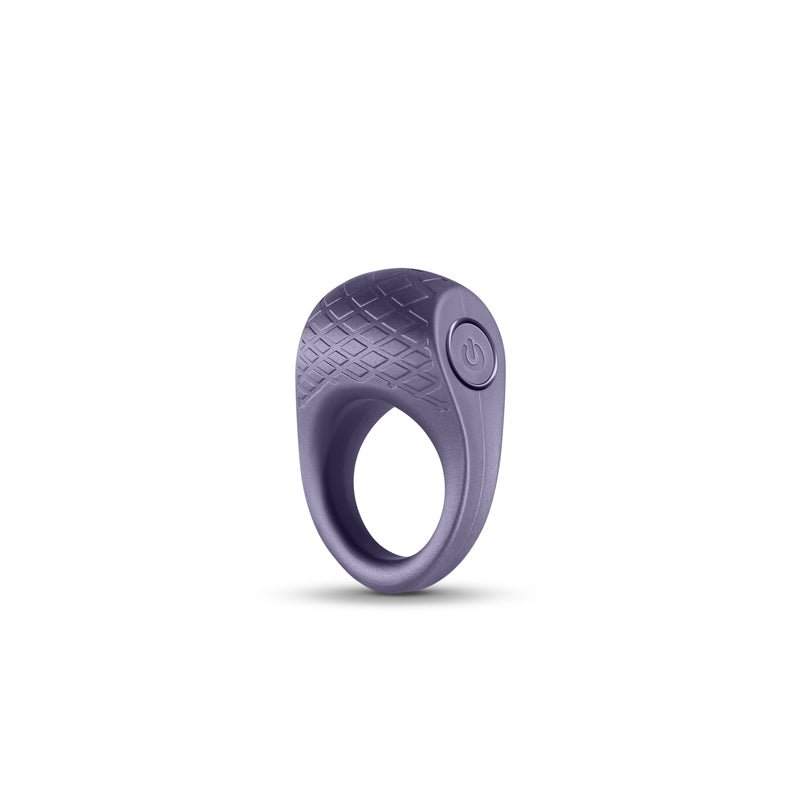 Buy Seduction - Levi - Metallic Grey - Metallic Grey USB Rechargeable Vibrating Cock Ring – Naughtyhut NZ sex toys online. Discreet delivery & top brands.