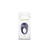 Buy Seduction - Levi - Metallic Grey - Metallic Grey USB Rechargeable Vibrating Cock Ring – Naughtyhut NZ sex toys online. Discreet delivery & top brands.