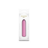 Buy Seduction - Roxy - Metallic Pink - Metallic Pink 9 cm USB Rechargeable Vibrating Bullet – Naughtyhut NZ sex toys online. Discreet delivery & top brands.
