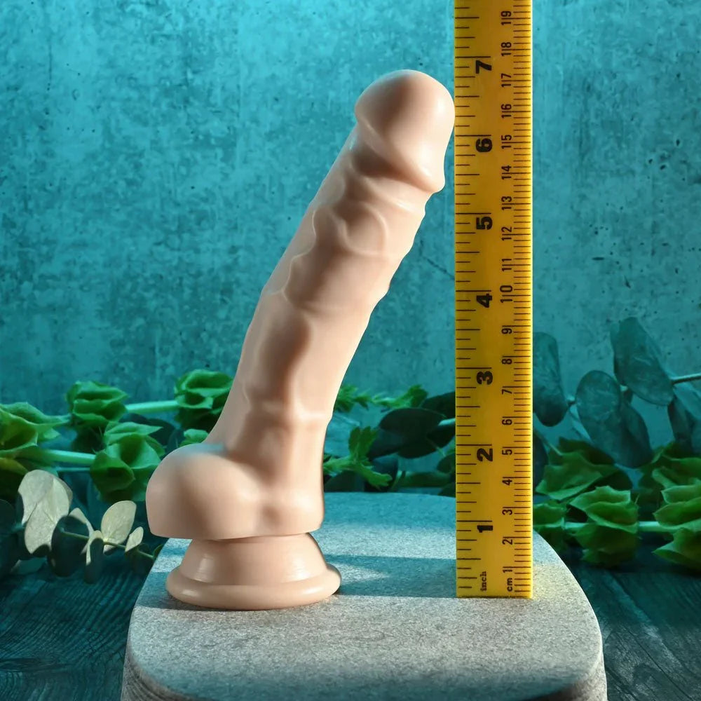 Selopa 6'' DILDO - Light - Flesh 19 cm Dong – Sex toys NZ by Naughtyhut. Discreet delivery nationwide.
