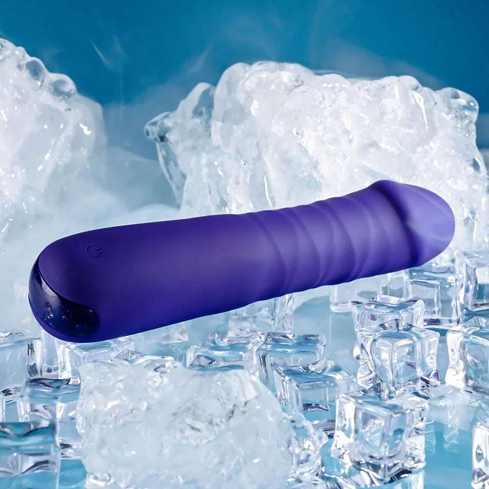 Selopa AMBITION - Purple 17 cm USB Rechargeable Thrusting Vibrator – Sex toys NZ by Naughtyhut. Discreet delivery nationwide.