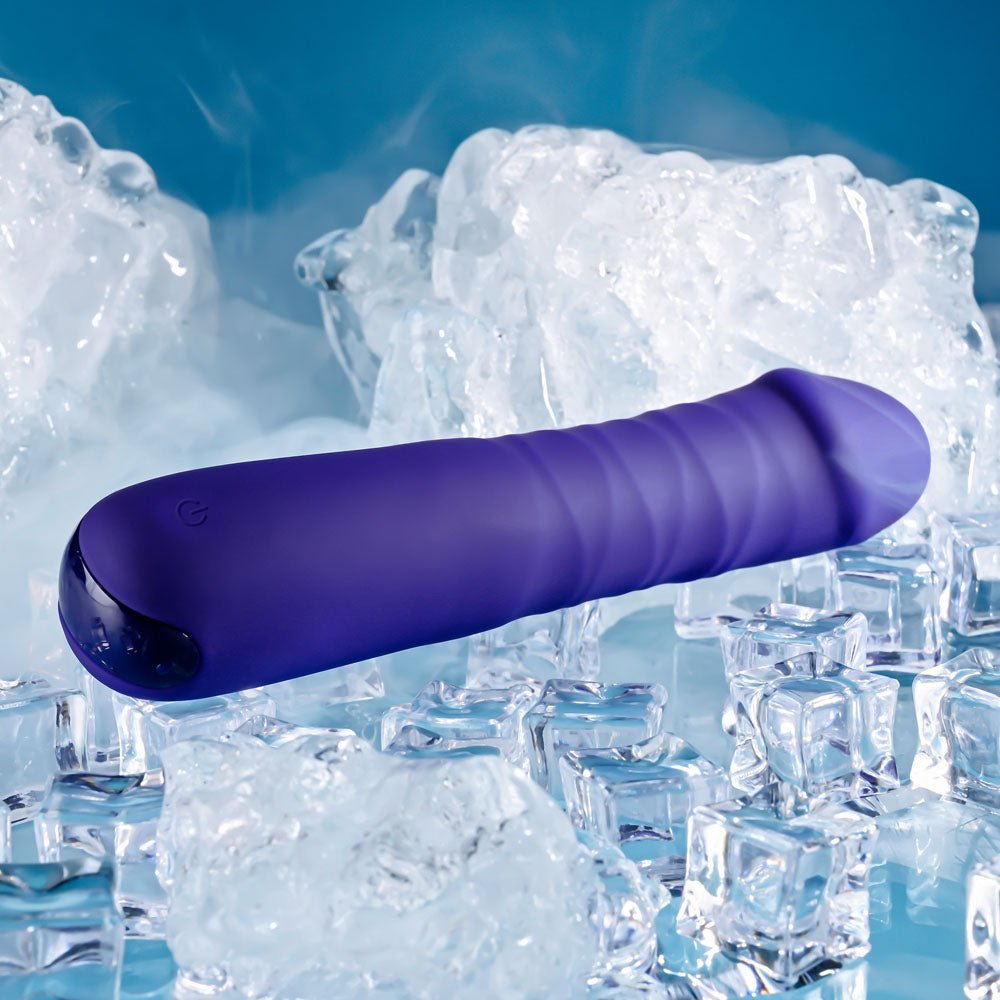 Buy Selopa AMBITION - Purple 17 cm USB Rechargeable Thrusting Vibrator – Naughtyhut NZ sex toys online. Discreet delivery & top brands.