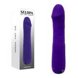 Buy Selopa AMBITION - Purple 17 cm USB Rechargeable Thrusting Vibrator – Naughtyhut NZ sex toys online. Discreet delivery & top brands.