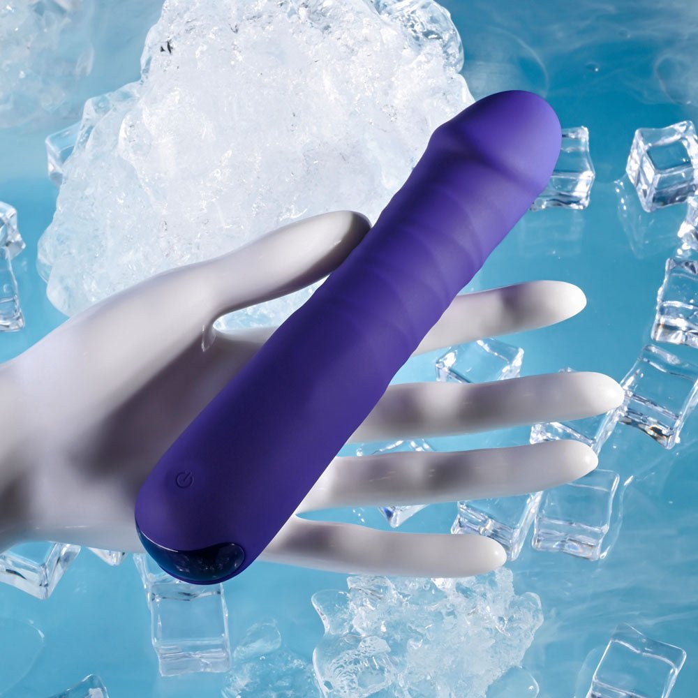 Buy Selopa AMBITION - Purple 17 cm USB Rechargeable Thrusting Vibrator – Naughtyhut NZ sex toys online. Discreet delivery & top brands.