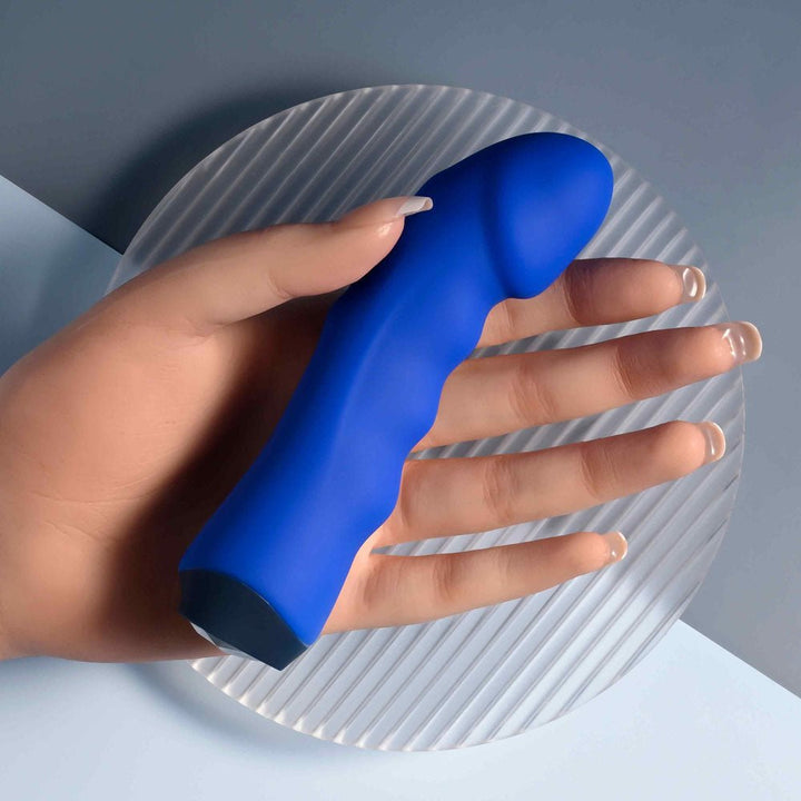 Selopa BLUE BANGER - Blue 13.6 cm USB Rechargeable Vibrator – Sex toys NZ by Naughtyhut. Discreet delivery nationwide.