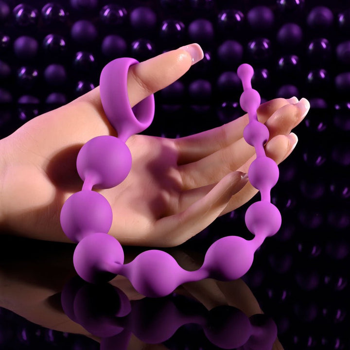 Selopa BEADED ADVENTURE - Purple 35.5 cm Anal Beads – Sex toys NZ by Naughtyhut. Discreet delivery nationwide.