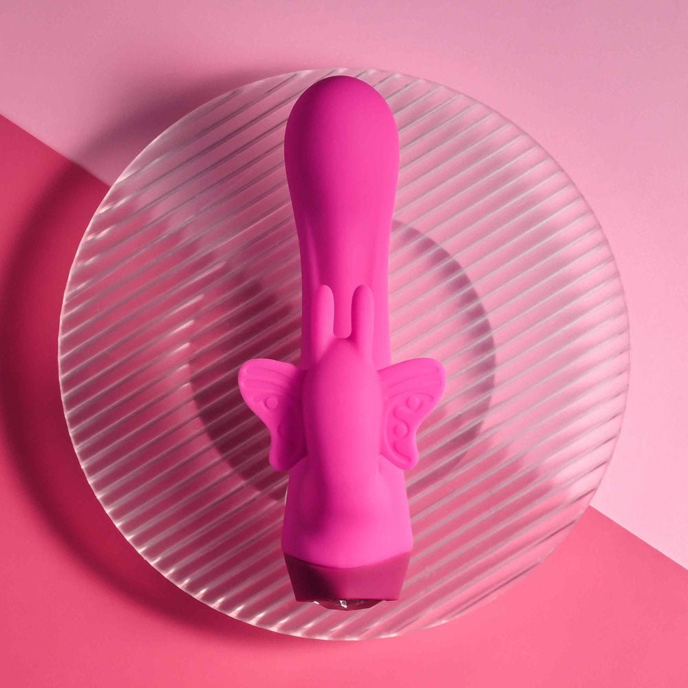 Buy Selopa BUTTERFLY LOVE - 13.8 cm USB Rechargeable Butterfly Vibrator – Naughtyhut NZ sex toys online. Discreet delivery & top brands.