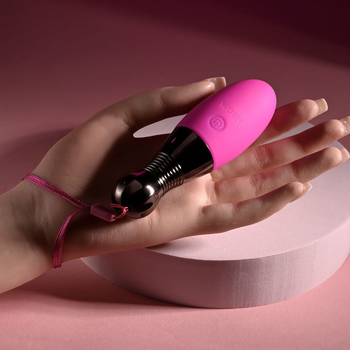 Selopa COMPANION - Pink 11.9 cm USB Rechargeable Vibrating Egg – Sex toys NZ by Naughtyhut. Discreet delivery nationwide.