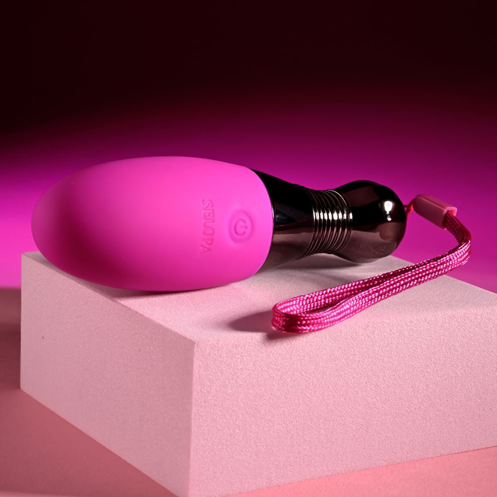 Selopa COMPANION - Pink 11.9 cm USB Rechargeable Vibrating Egg – Sex toys NZ by Naughtyhut. Discreet delivery nationwide.