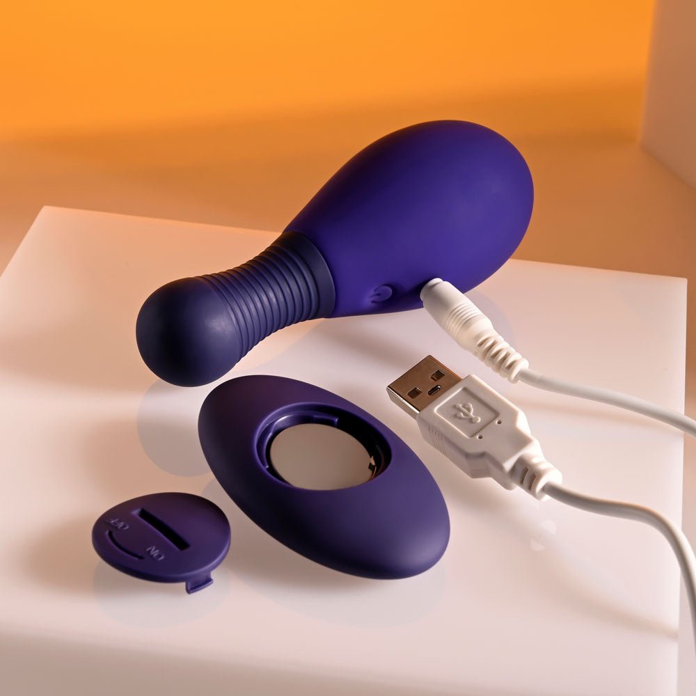 Selopa EGG ME ON - Purple 10 cm USB Rechargeable Egg with Wireless Remote – Sex toys NZ by Naughtyhut. Discreet delivery nationwide.