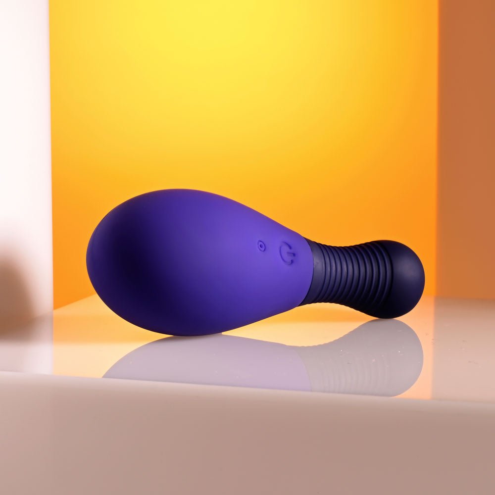 Buy Selopa EGG ME ON - Purple 10 cm USB Rechargeable Egg with Wireless Remote – Naughtyhut NZ sex toys online. Discreet delivery & top brands.