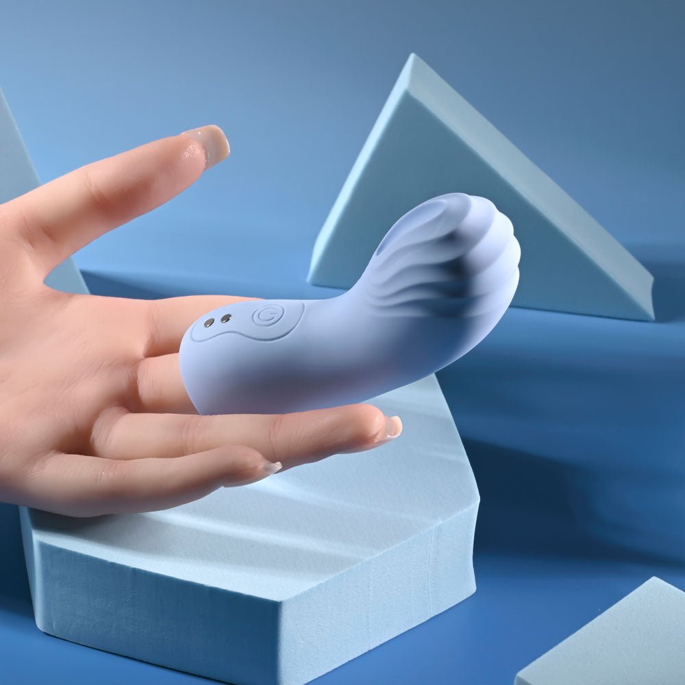 Buy Selopa GOOD POINT - Purple USB Rechargeable Hollow Vibrating Finger Stimulator – Naughtyhut NZ sex toys online. Discreet delivery & top brands.