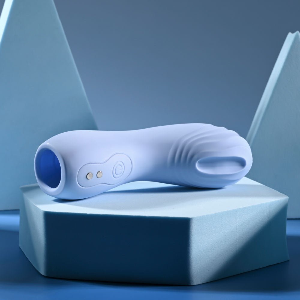 Selopa GOOD POINT - Purple USB Rechargeable Hollow Vibrating Finger Stimulator – Sex toys NZ by Naughtyhut. Discreet delivery nationwide.