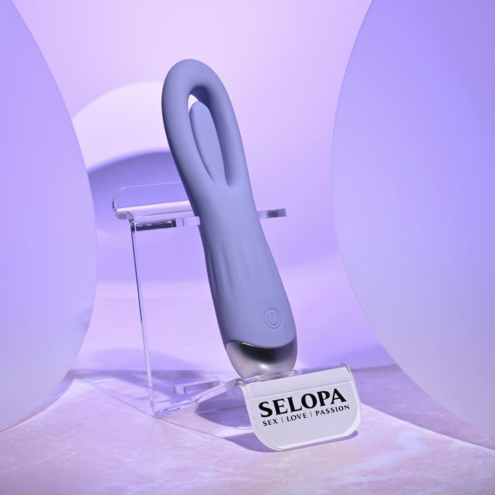 Selopa IN A FLAP - Purple 15 cm USB Rechargeable Flicking Stimulator – Sex toys NZ by Naughtyhut. Discreet delivery nationwide.