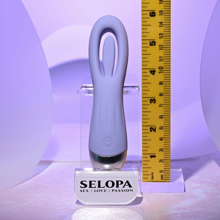 Selopa IN A FLAP - Purple 15 cm USB Rechargeable Flicking Stimulator – Sex toys NZ by Naughtyhut. Discreet delivery nationwide.