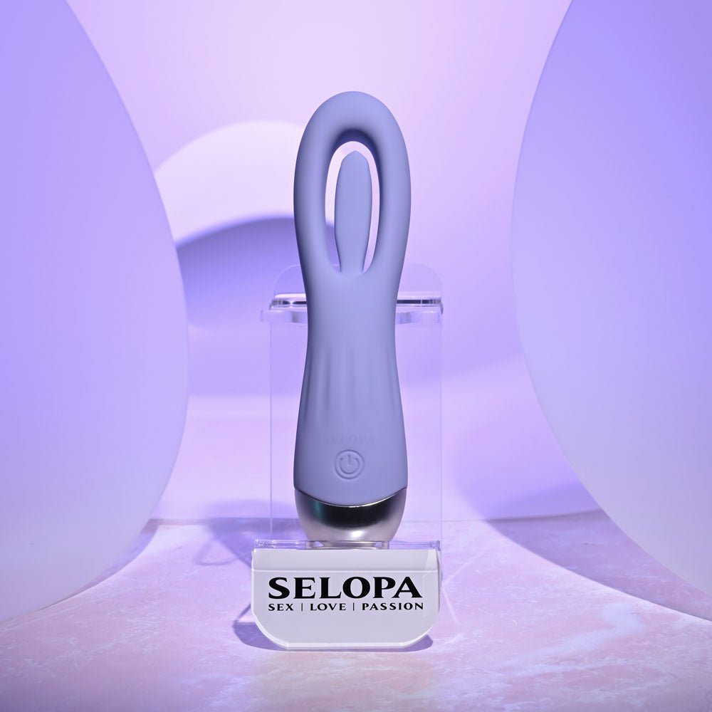 Selopa IN A FLAP - Purple 15 cm USB Rechargeable Flicking Stimulator – Sex toys NZ by Naughtyhut. Discreet delivery nationwide.