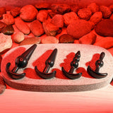 Buy Selopa INTRO TO PLUGS - Black Butt Plugs - Set of 4 – Naughtyhut NZ sex toys online. Discreet delivery & top brands.