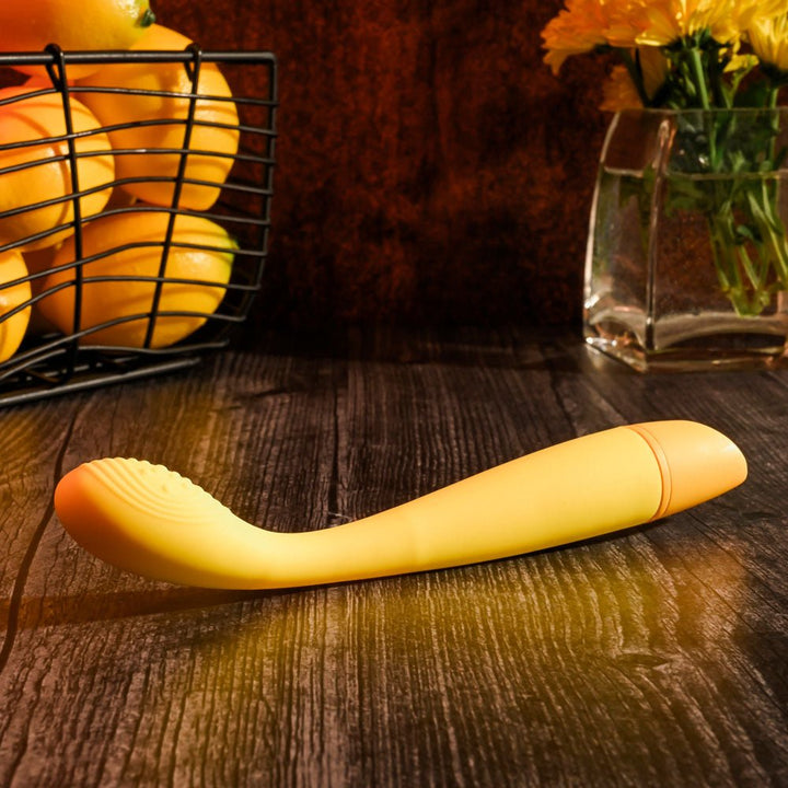 Selopa LEMON SQUEEZE - Yellow 18.4 cm USB Rechargeable Vibrator – Sex toys NZ by Naughtyhut. Discreet delivery nationwide.