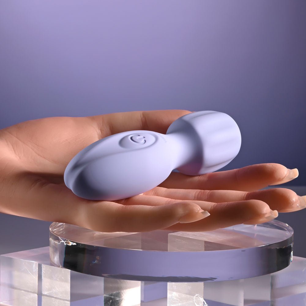 Buy Selopa LIL' WAND - Purple 11 cm USB Rechargeable Massage Wand – Naughtyhut NZ sex toys online. Discreet delivery & top brands.
