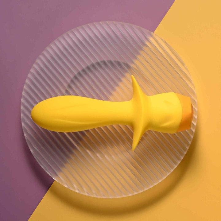 Selopa MELLOW YELLOW - Yellow 13.5 cm USB Rechargeable Vibrating Anal Plug – Sex toys NZ by Naughtyhut. Discreet delivery nationwide.