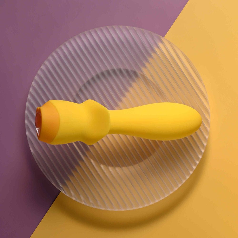 Selopa MELLOW YELLOW - Yellow 13.5 cm USB Rechargeable Vibrating Anal Plug – Sex toys NZ by Naughtyhut. Discreet delivery nationwide.