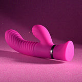 Buy Selopa NEXT WAVE - Pink 16.4 cm USB Rechargeable Dual Vibrator – Naughtyhut NZ sex toys online. Discreet delivery & top brands.