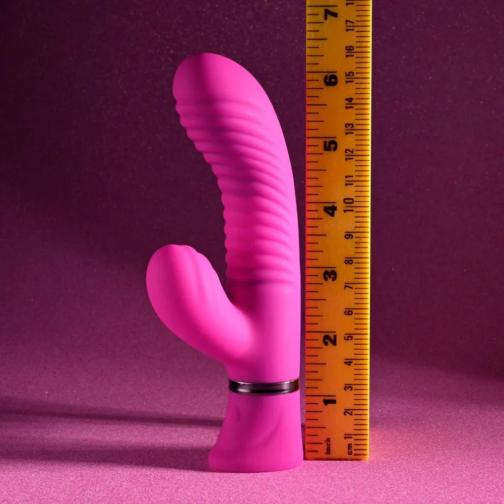 Next Wave stood beside a ruler to show its 16.4 cm length